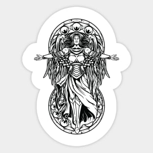 Guardian Goddess Angel Sticker